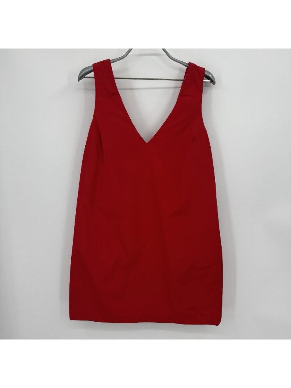 Hyacinth House by Tuckernuck Red Bow Bella V-Neck Mini Dress size S Small NWT